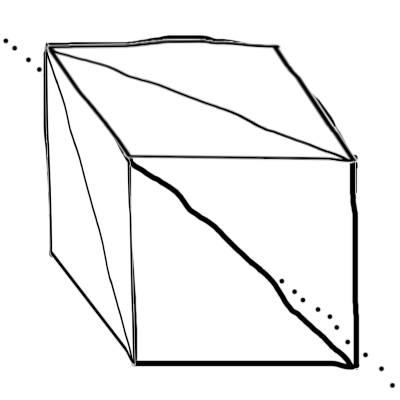 Six squares makes a cube